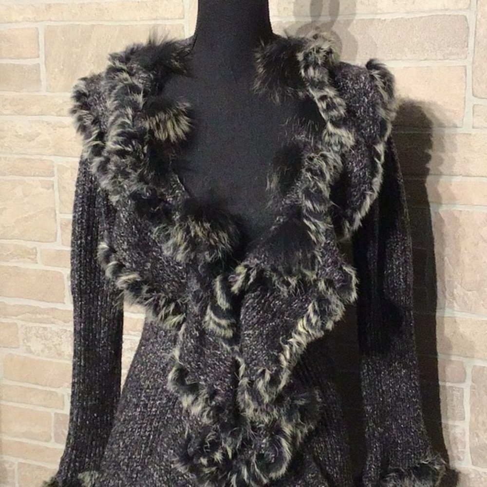 John Fashion - Sz M - very unique Cardigan